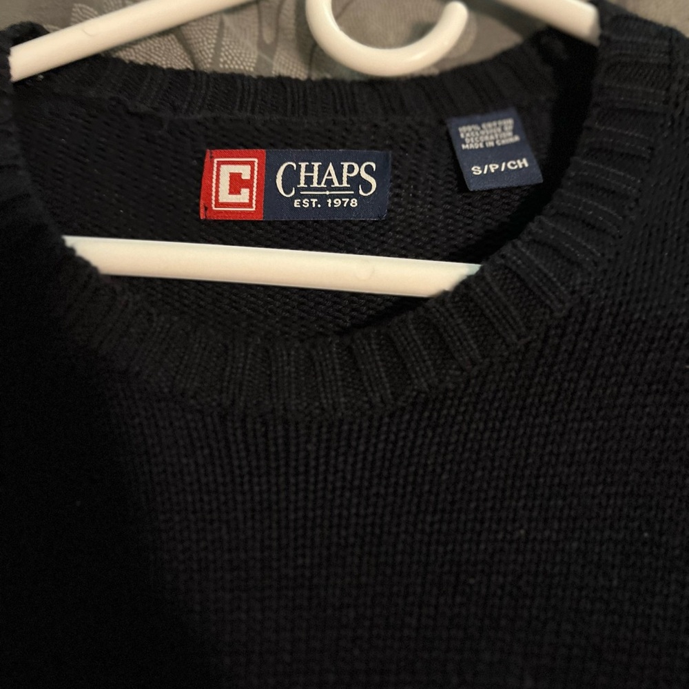 Chaps Sweater. Size Small. - Picture 2 of 3